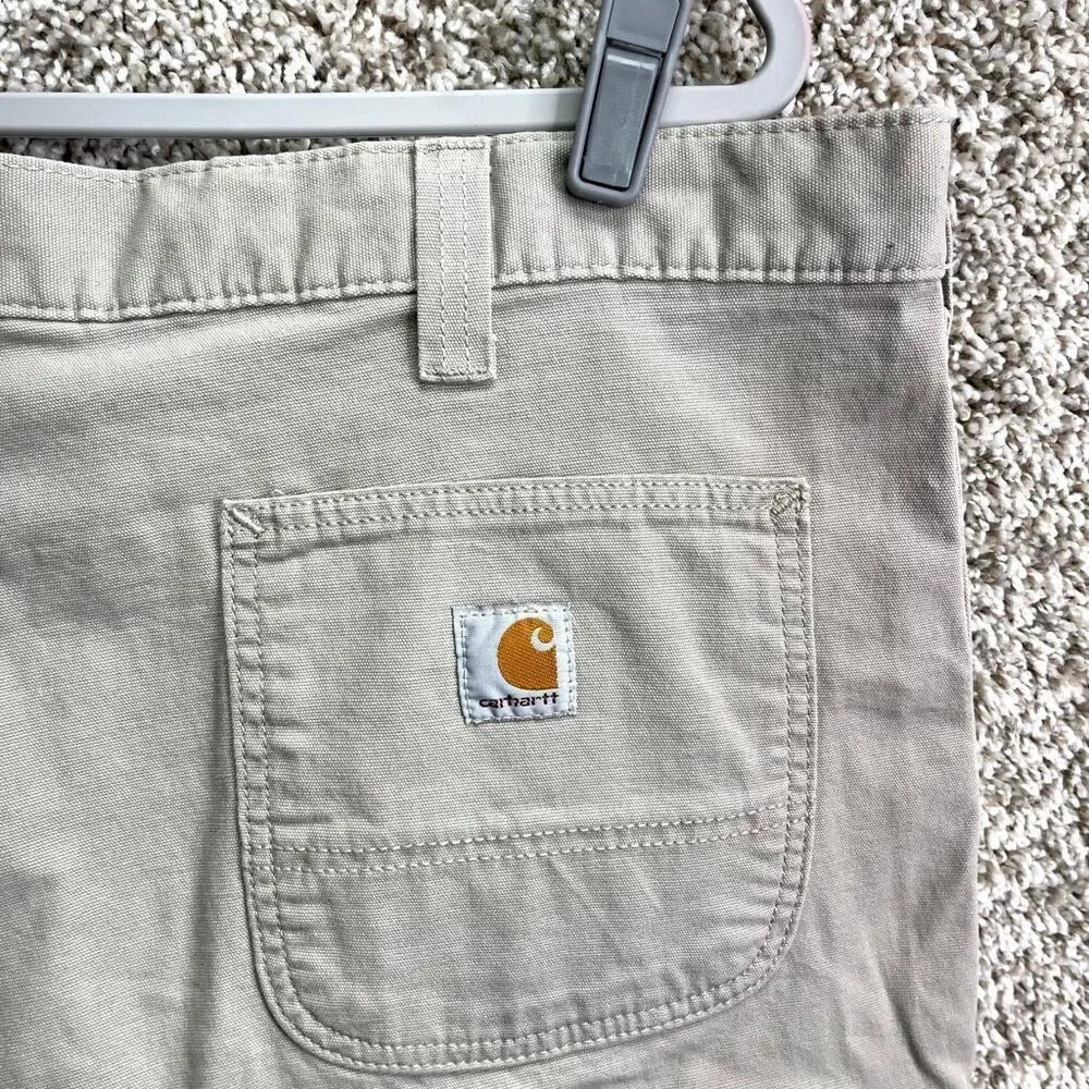 Carhartt Shorts Men's 42‎ Khaki Tan Relaxed Fit Cargo